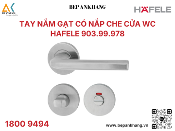 Tay Nắm Gạt Có Nắp Che Cửa WC Hafele 903.99.978